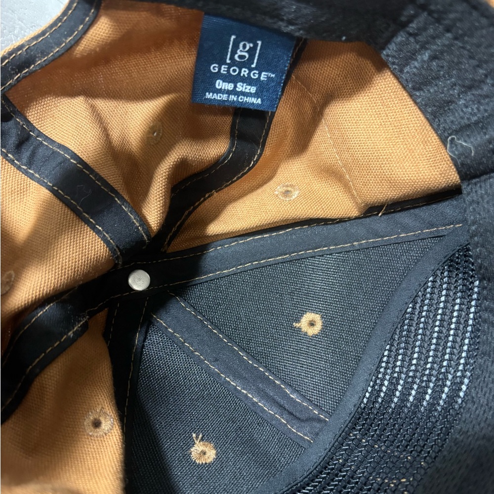 GEORGE Mustard Baseball Cap with Pocket - Picture 5 of 5